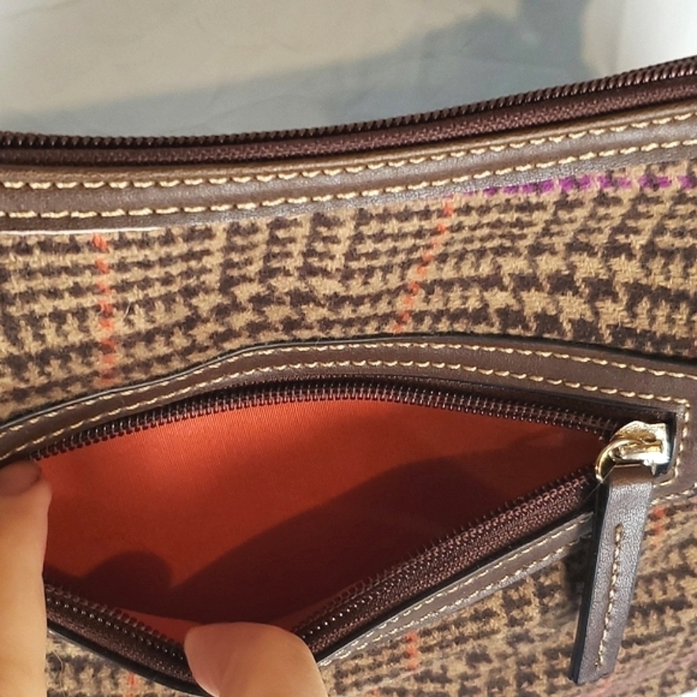 Y2K Plaid Houndstooth Shoulder Bag - Picture 6 of 10